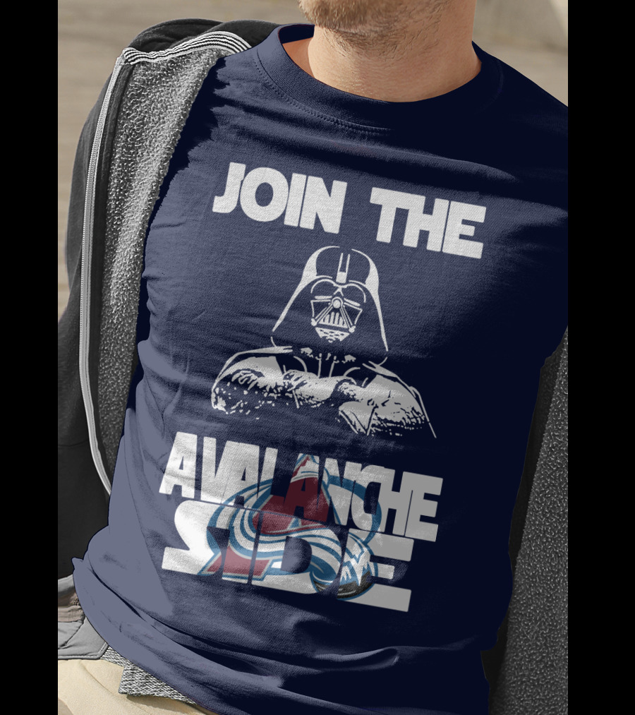 Join The Avalanche Side Star Wars Colorado Avalanche T-Shirt