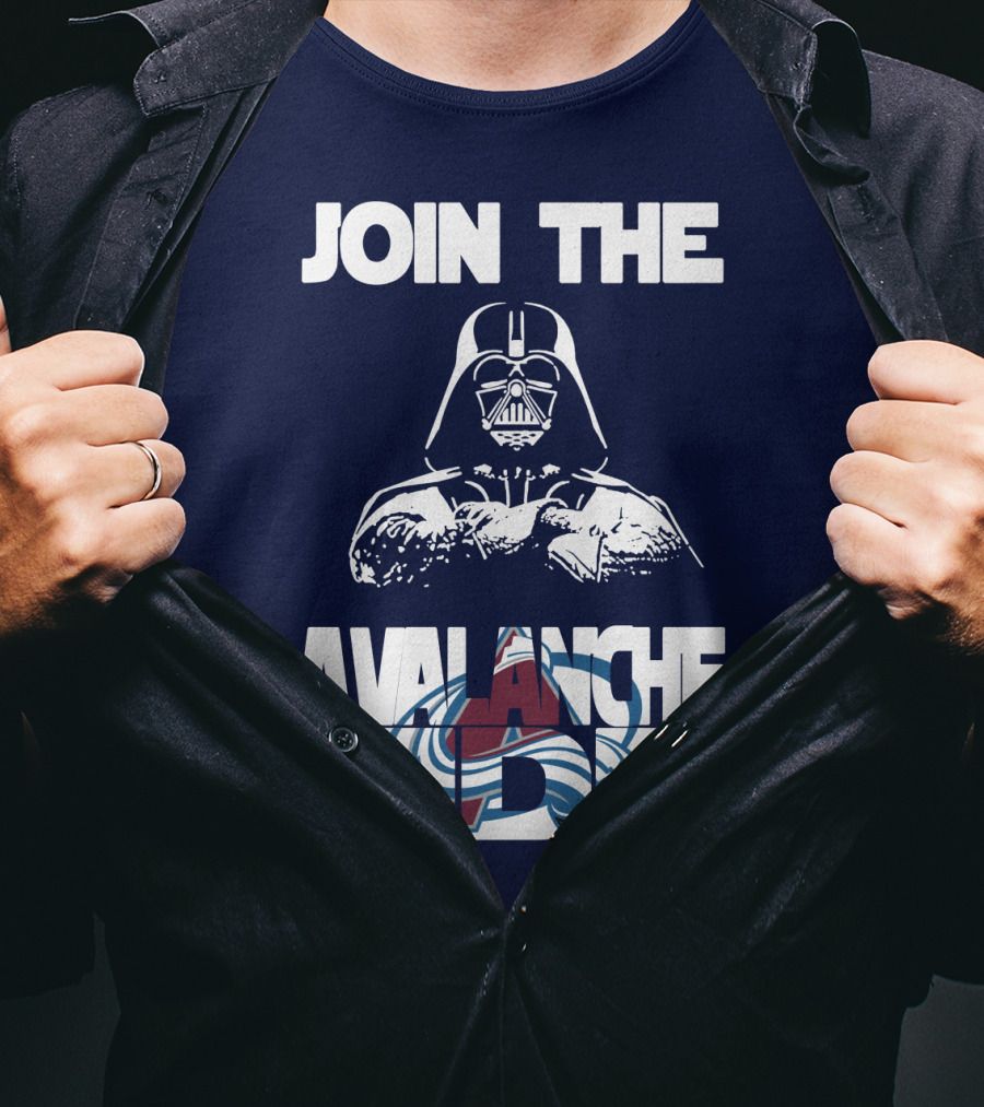 Join The Avalanche Side Star Wars Colorado Avalanche T-Shirt