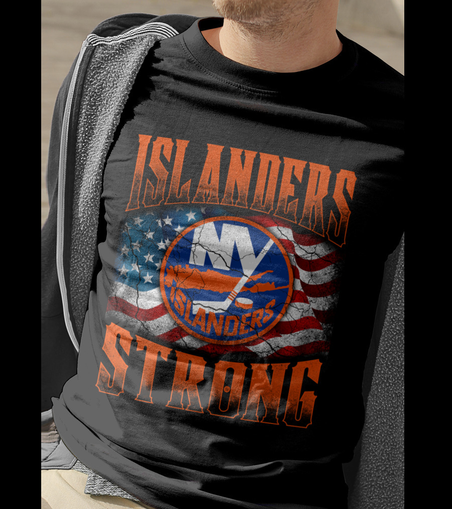 Islanders Strong Ny Islandersflag T-Shirt