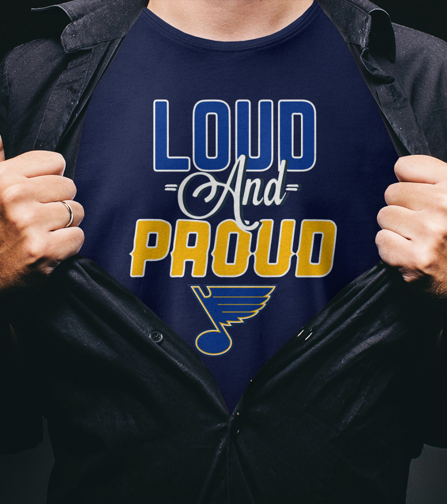 St. Louis Blues Loud And Proud T-Shirt