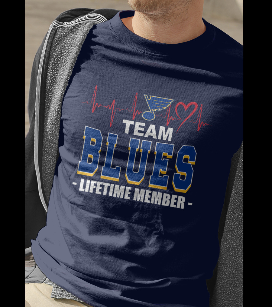 Team Blues Lifetime Member St. Louis Blues T-Shirt