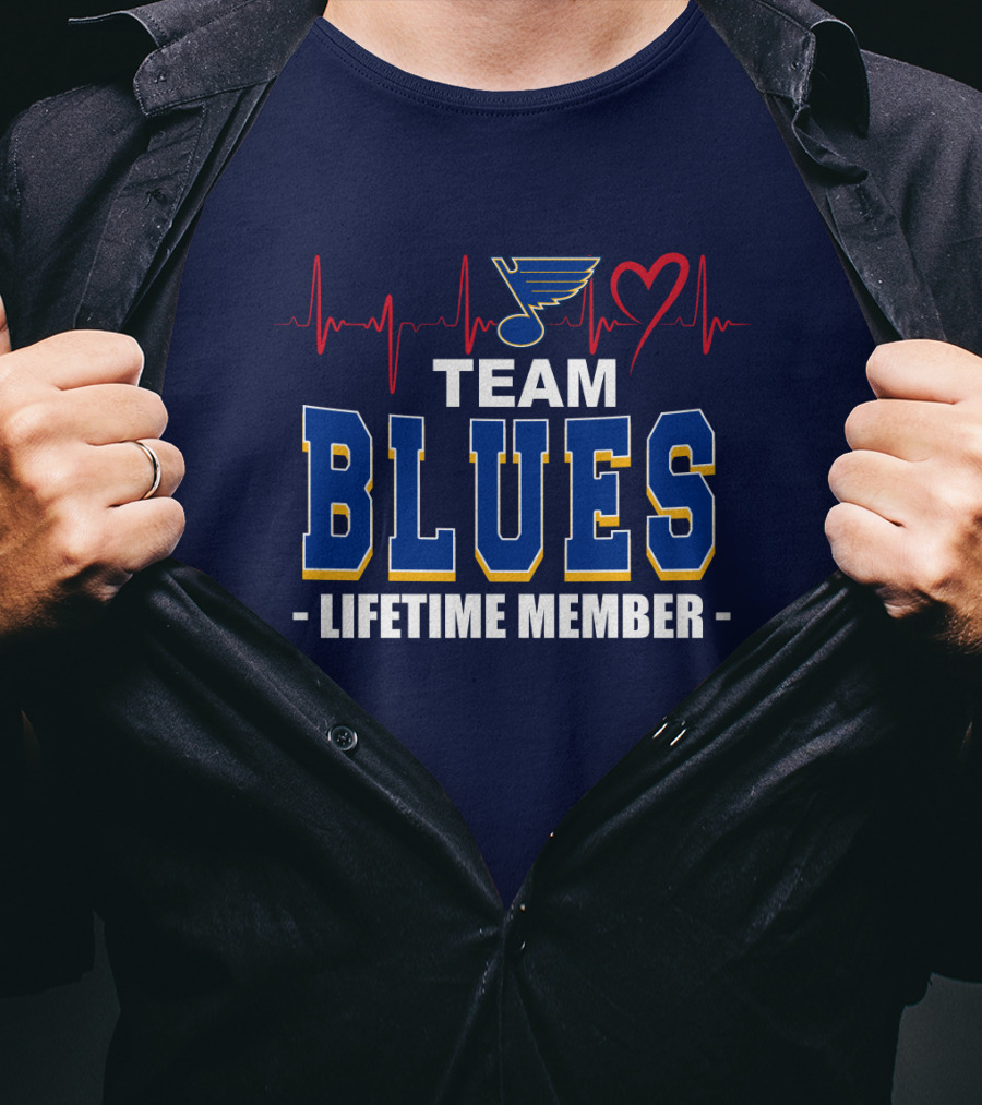 Team Blues Lifetime Member St. Louis Blues T-Shirt
