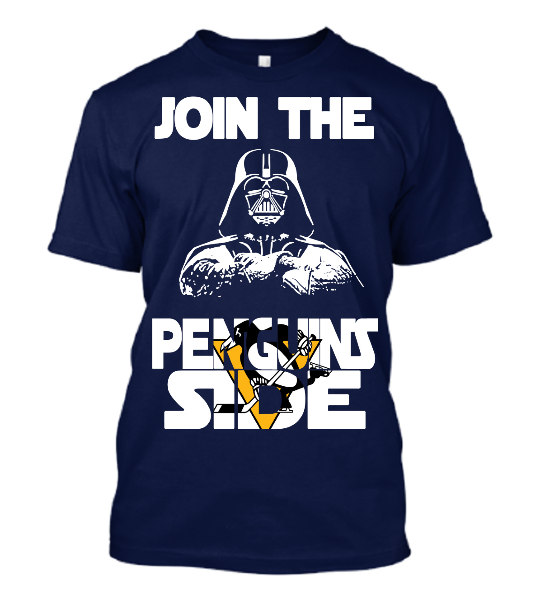 Join The Penguins Side T-Shirt