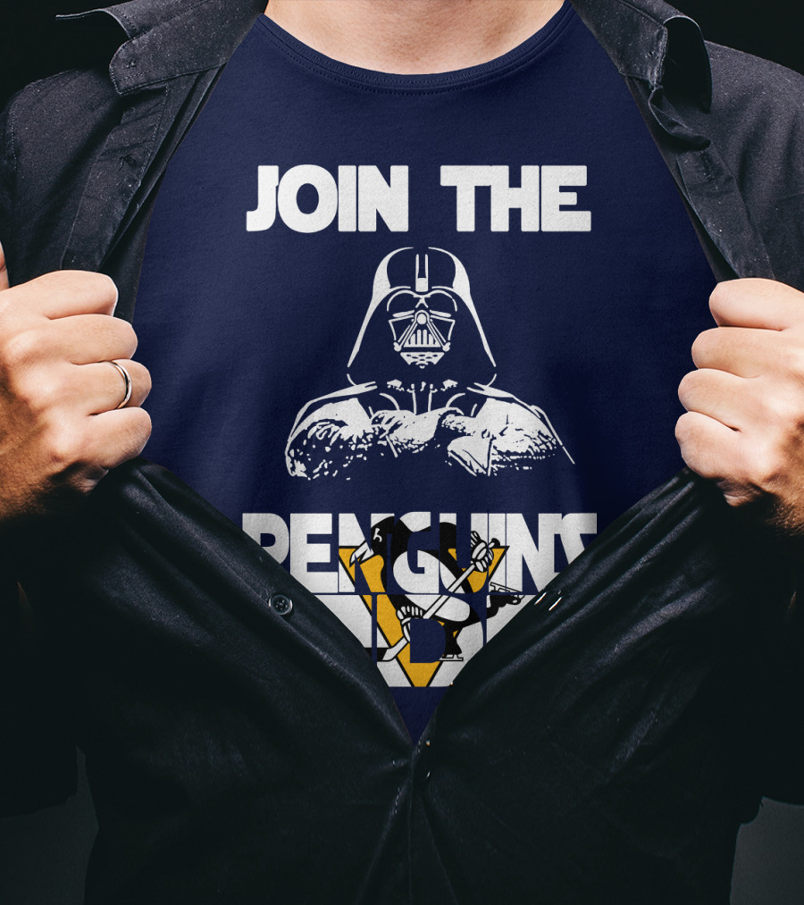 Join The Penguins Side T-Shirt