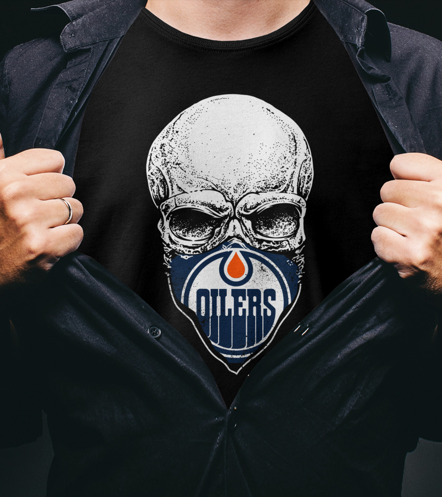 Edmonton Oilers Skull T-Shirt