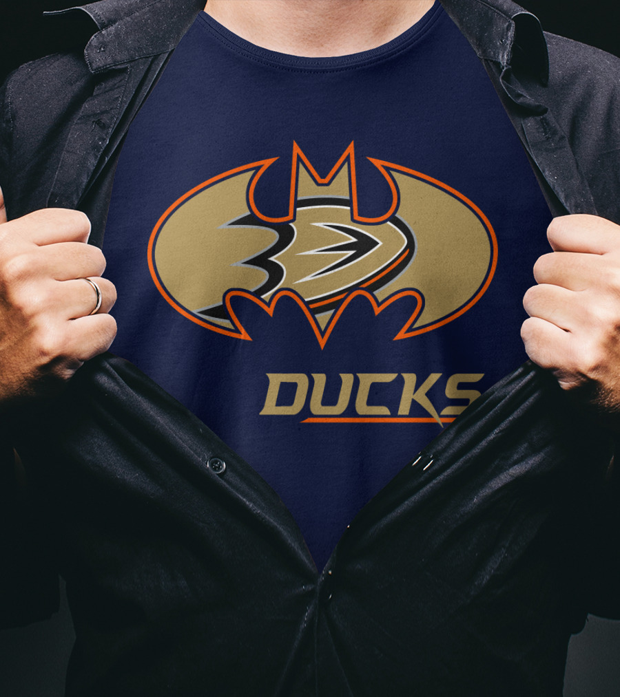 Anaheim Ducks Batman T-Shirt