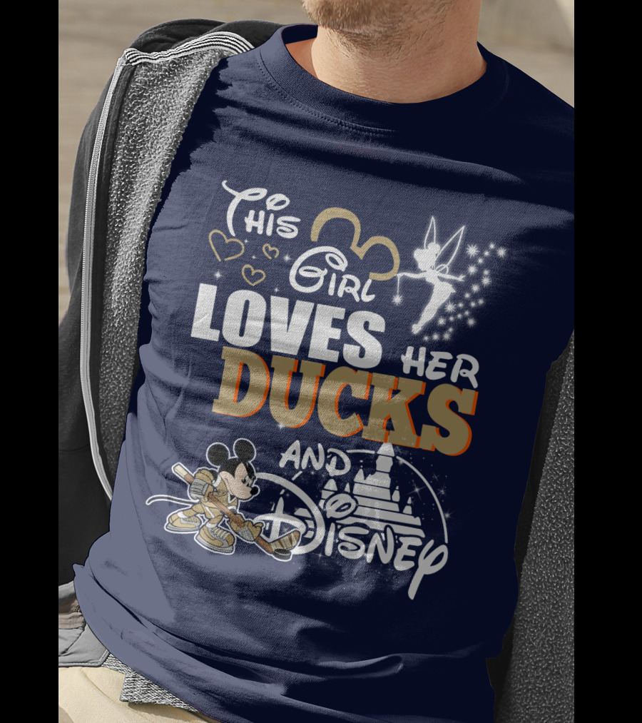 This Girl Loves Her Ducks And Disney T-Shirt