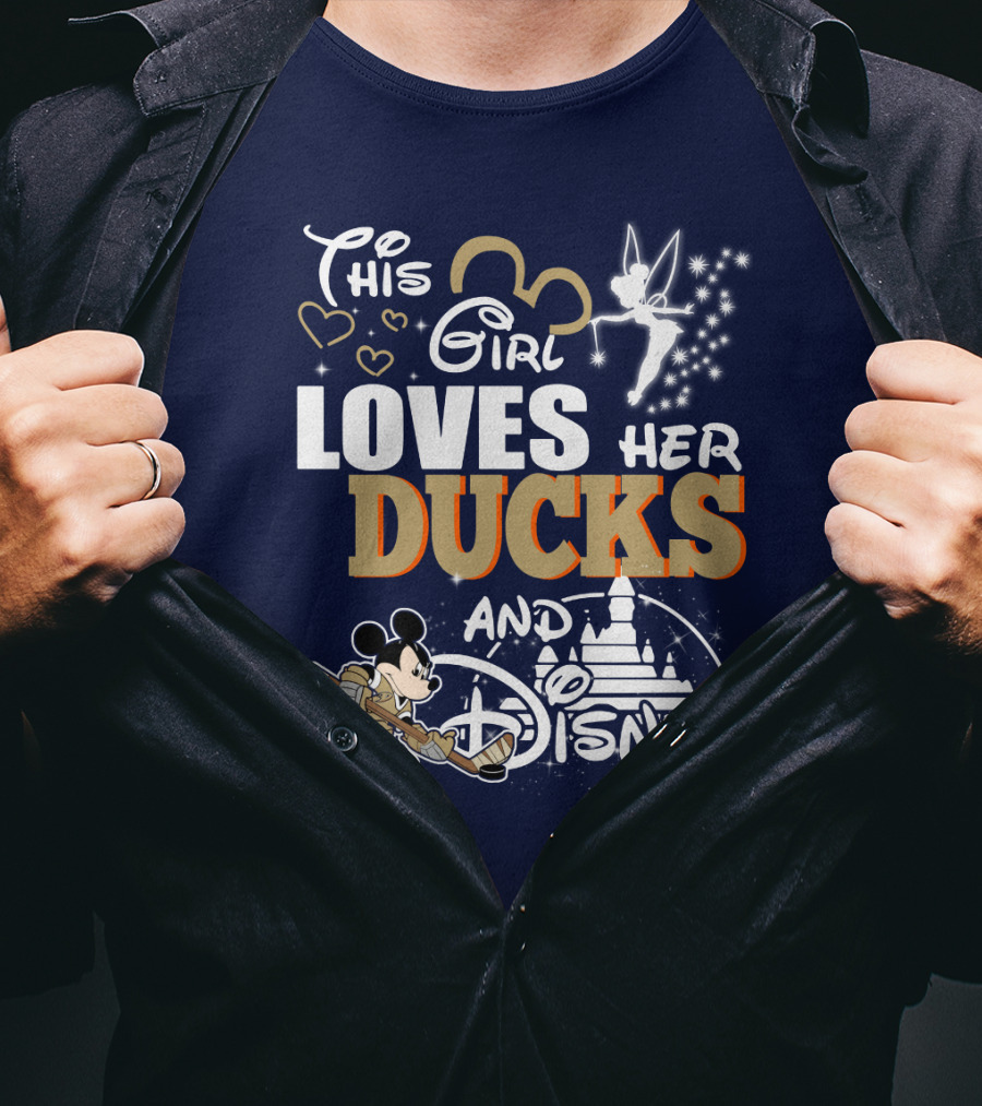 This Girl Loves Her Ducks And Disney T-Shirt