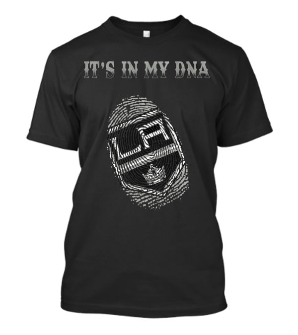 It's In My Dna Los Angeles Kings Fingerprint T-Shirt