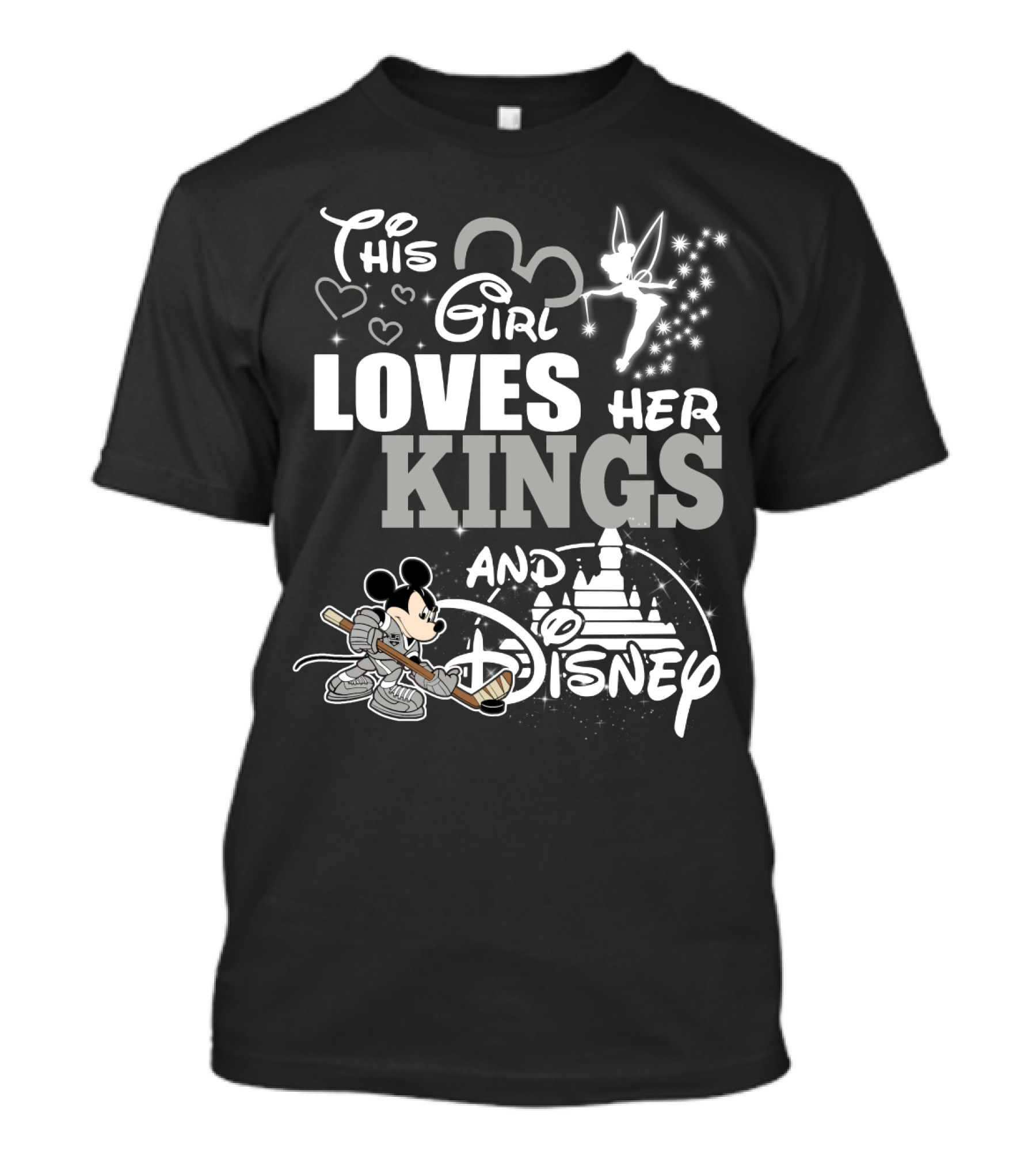 This Girl Loves Her Kings And Disney T-Shirt