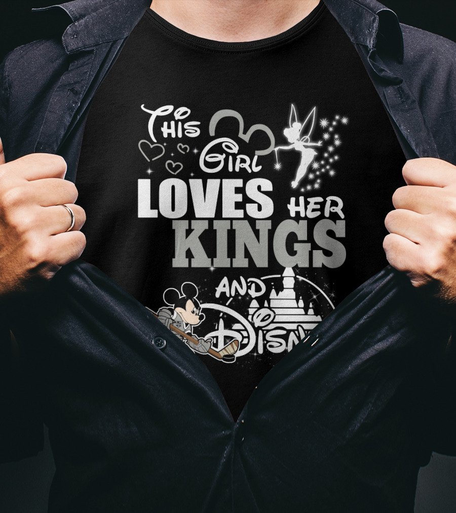This Girl Loves Her Kings And Disney T-Shirt
