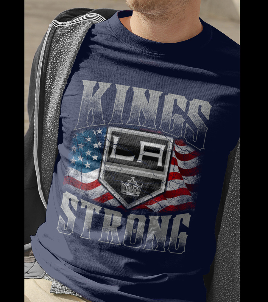 Kings Strong La American Flag T-Shirt