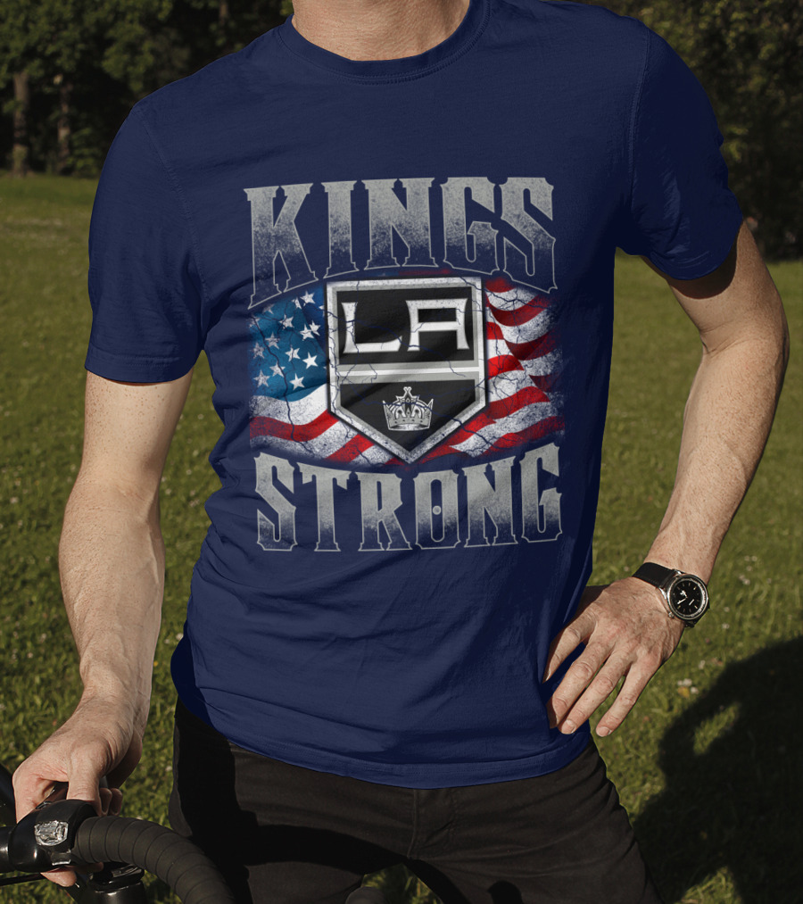 Kings Strong La American Flag T-Shirt