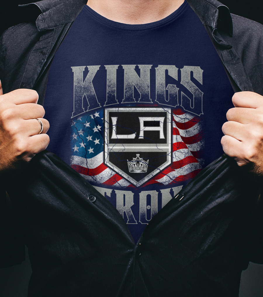Kings Strong La American Flag T-Shirt