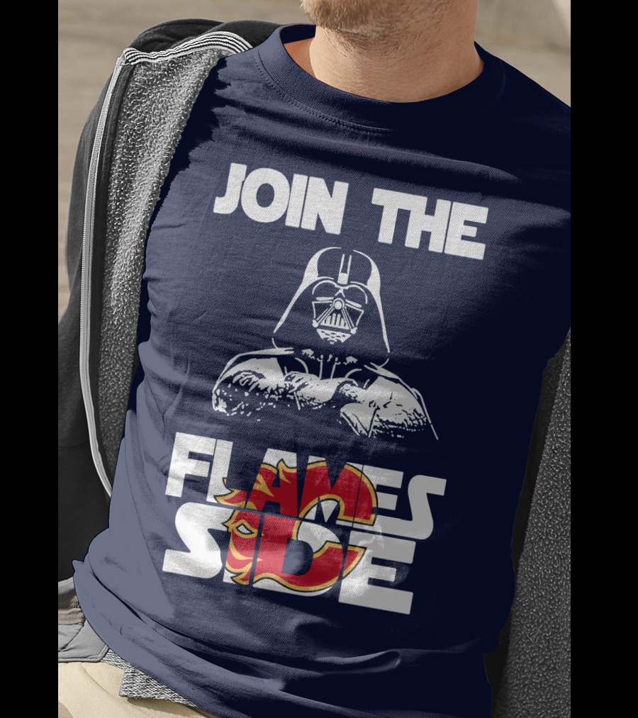 Join The Flames Side Calgary Flames T-Shirt