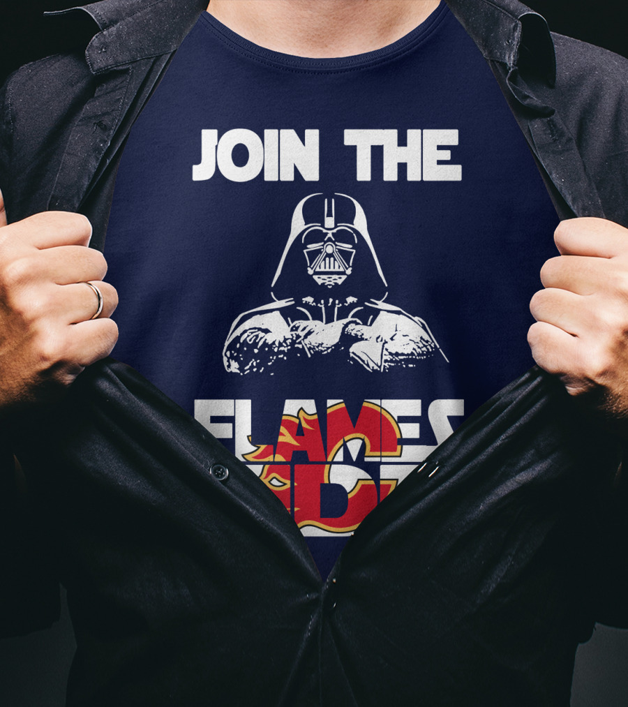Join The Flames Side Calgary Flames T-Shirt