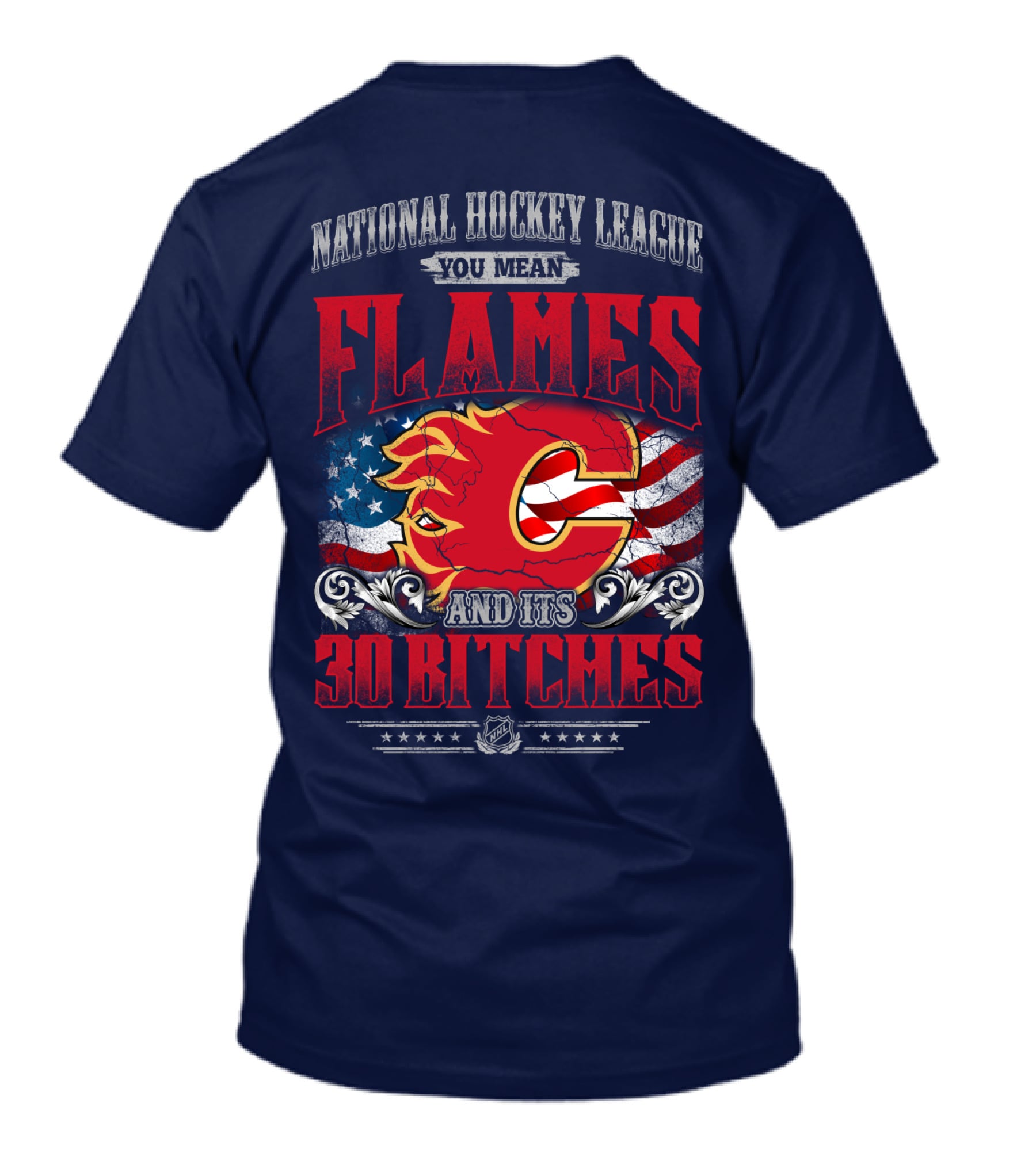 National Hockey League You Mean Flames And It's 30 Bitches T-Shirt