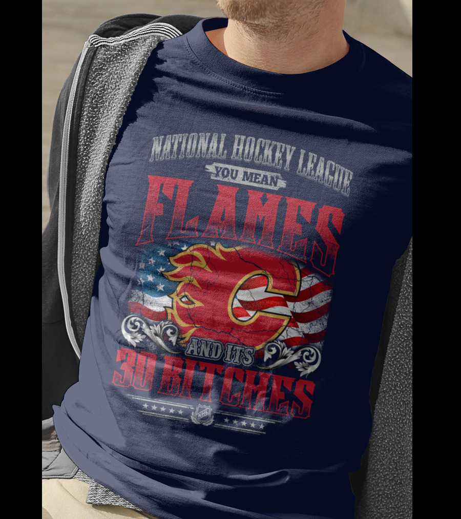 National Hockey League You Mean Flames And It's 30 Bitches T-Shirt