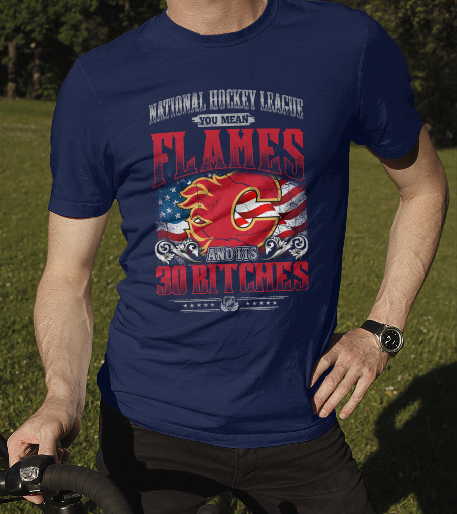 National Hockey League You Mean Flames And It's 30 Bitches T-Shirt