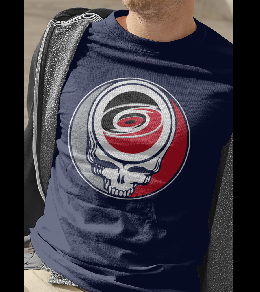 Carolina Hurricanes Grateful Dead Skull T-Shirt