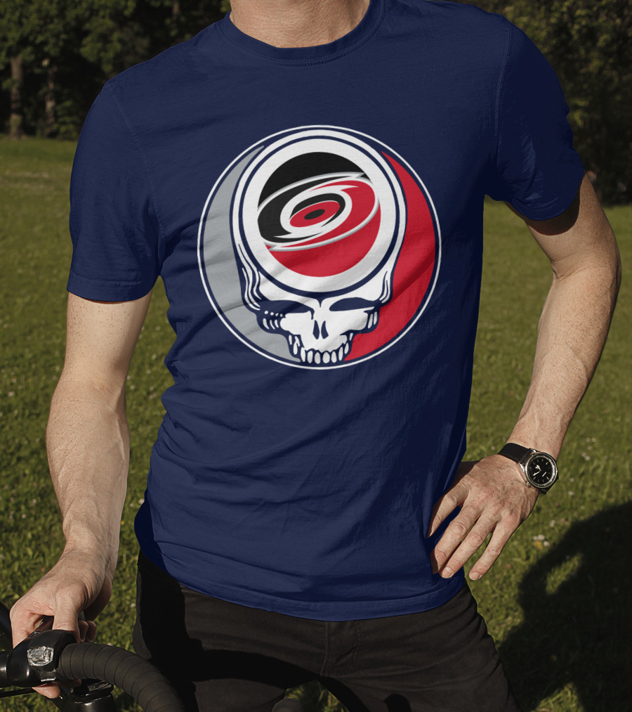 Carolina Hurricanes Grateful Dead Skull T-Shirt