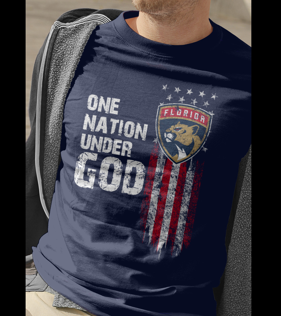 One Nation Under God Florida Panthers T-Shirt