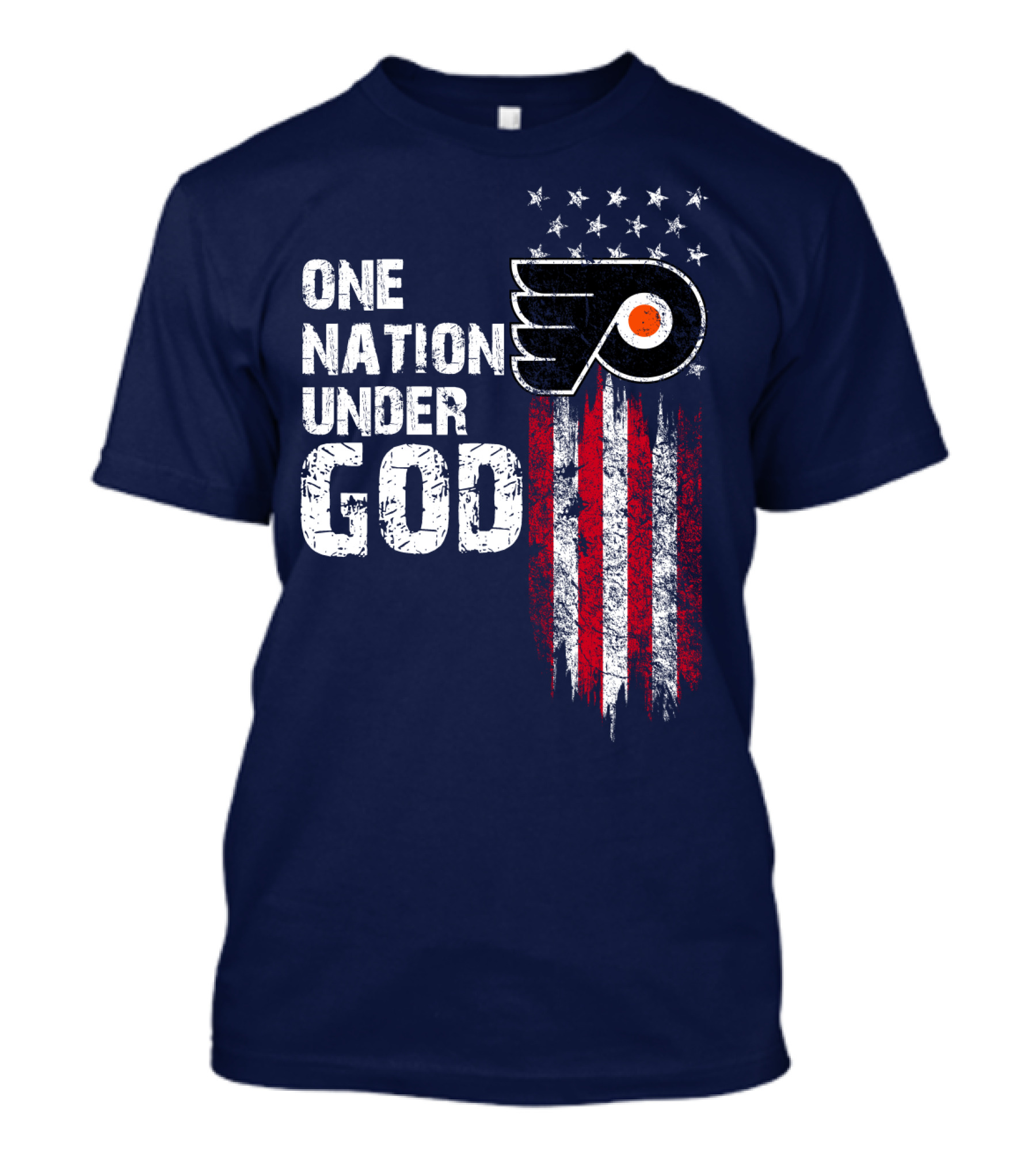 One Nation Under God Philadelphia Flyers T-Shirt