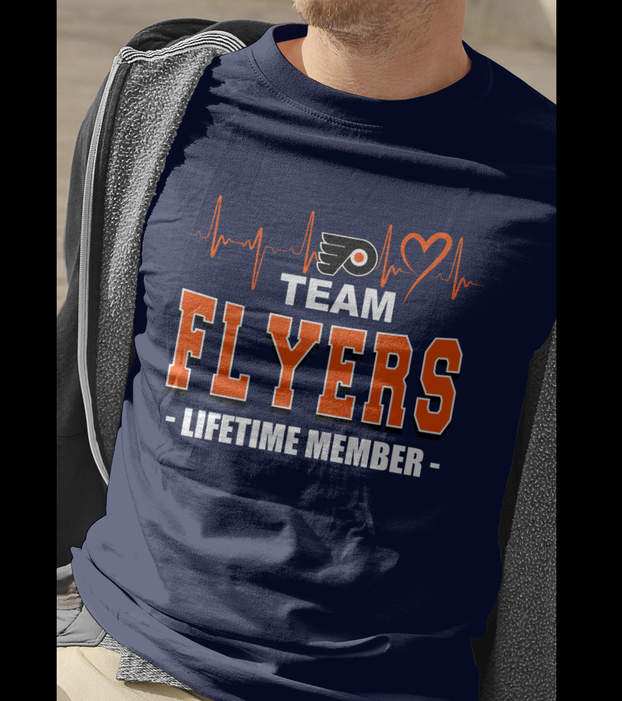 Team Flyers Philadelphia Lifetime Member T-Shirt