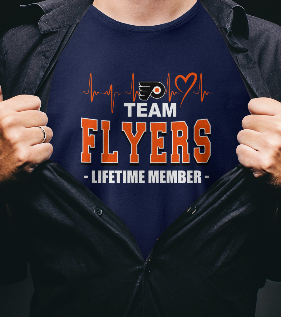 Team Flyers Philadelphia Lifetime Member T-Shirt