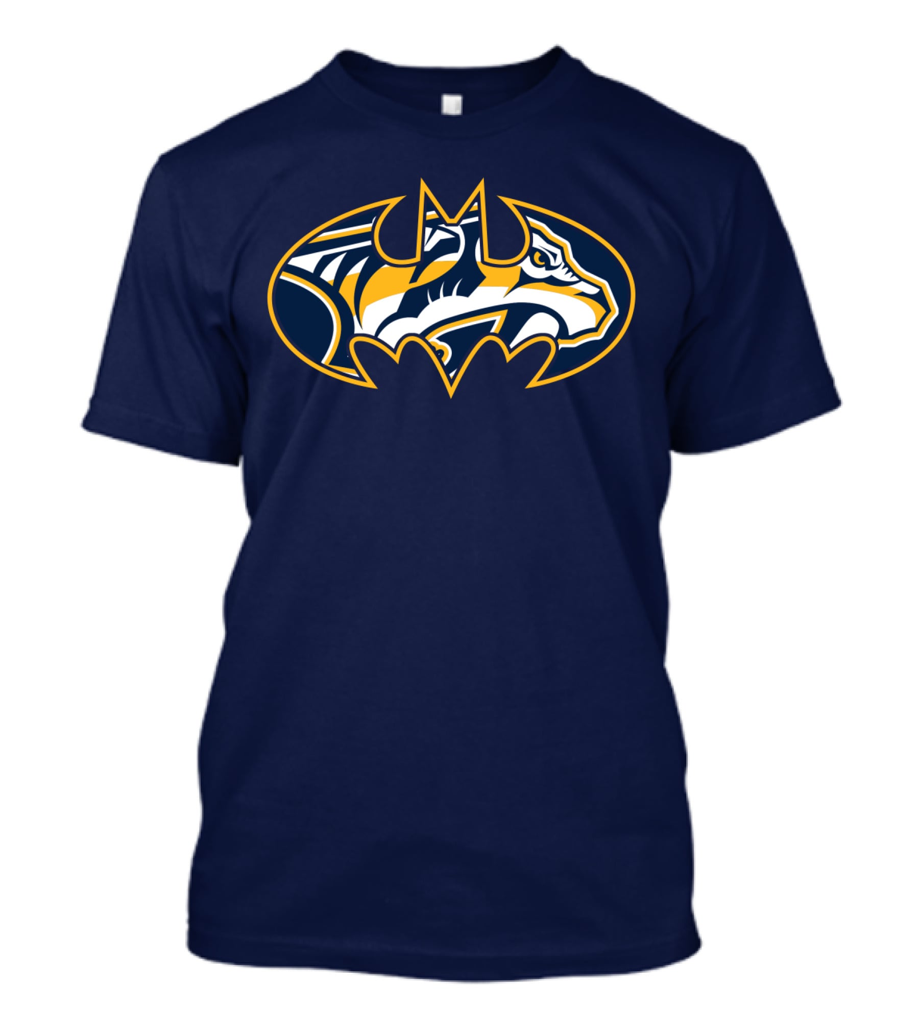 Nashville Predators Batman Logo Mashup T-Shirt