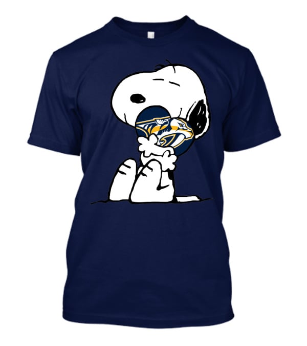 Snoopy Hugging Nashville Predators T-Shirt