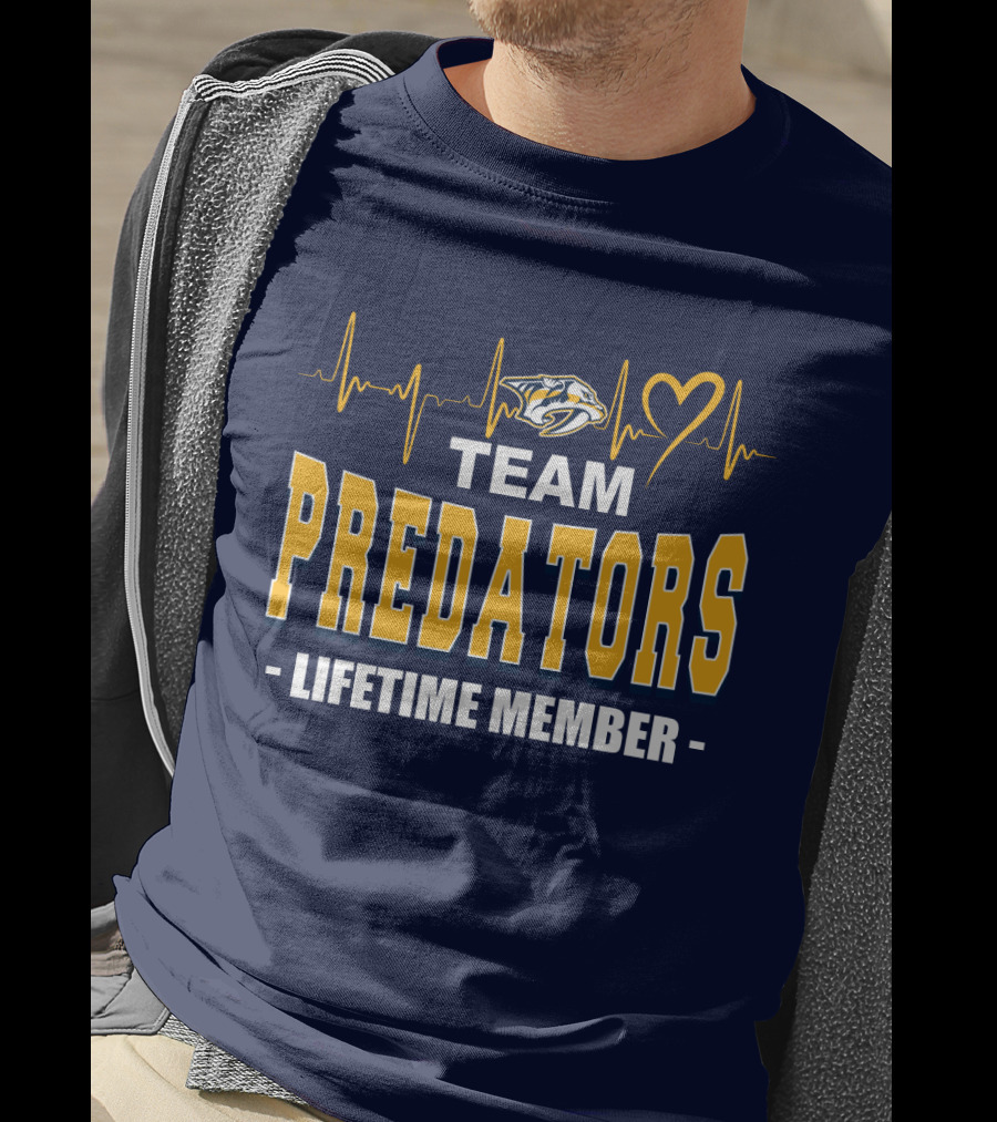 Team Predators Lifetime Member T-Shirt