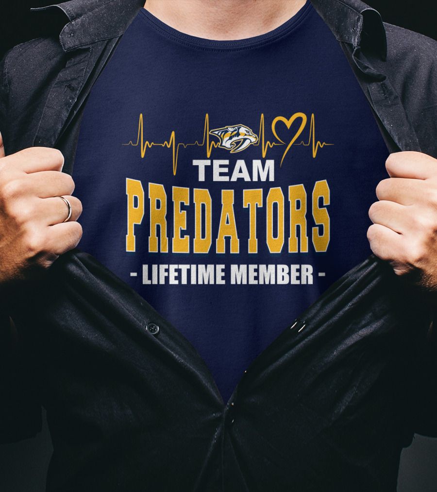 Team Predators Lifetime Member T-Shirt