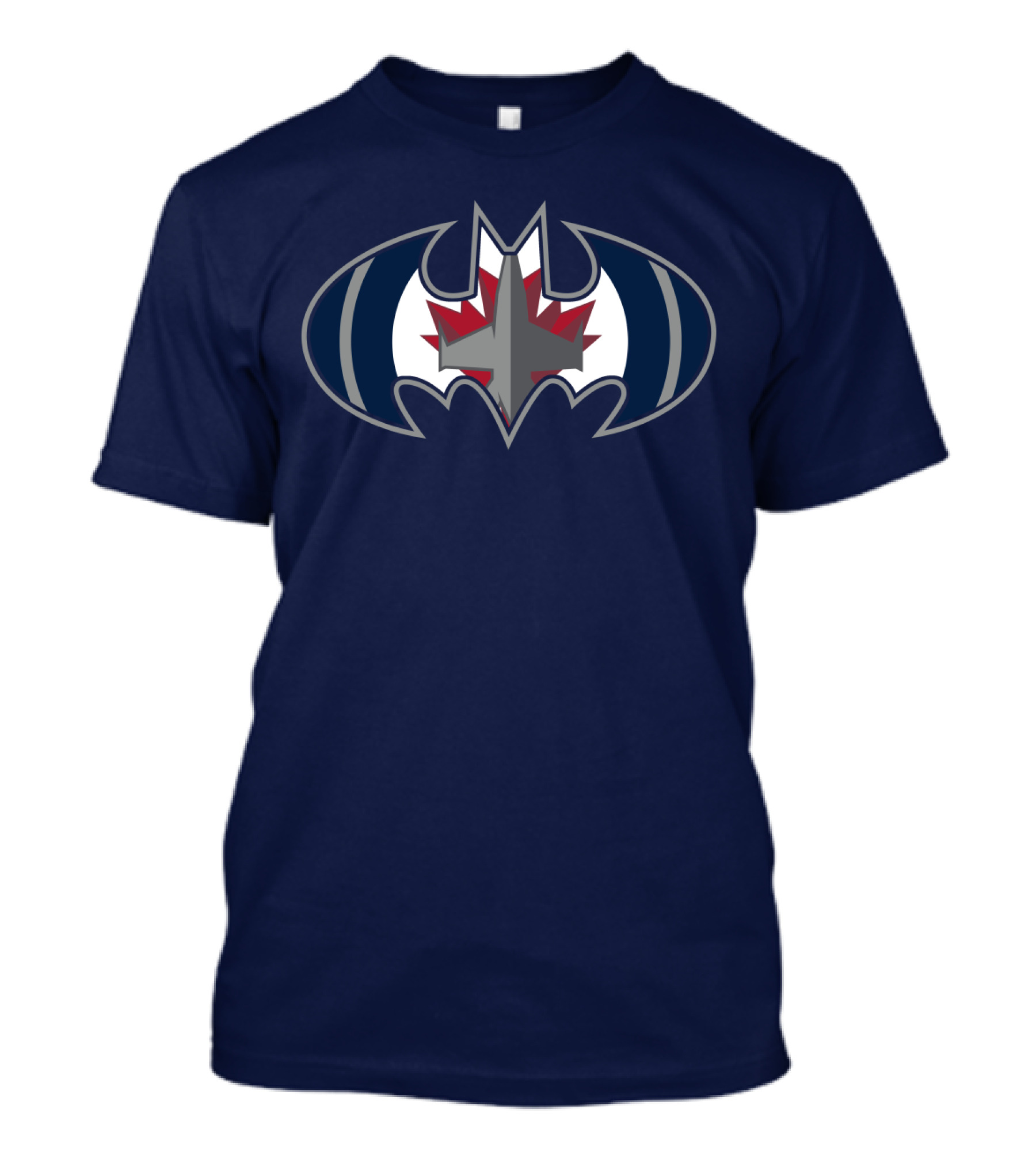 Winnipeg Jets Batman Logo Mashup T-Shirt