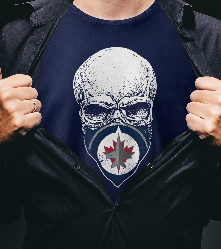 Winnipeg Jets Skull T-Shirt