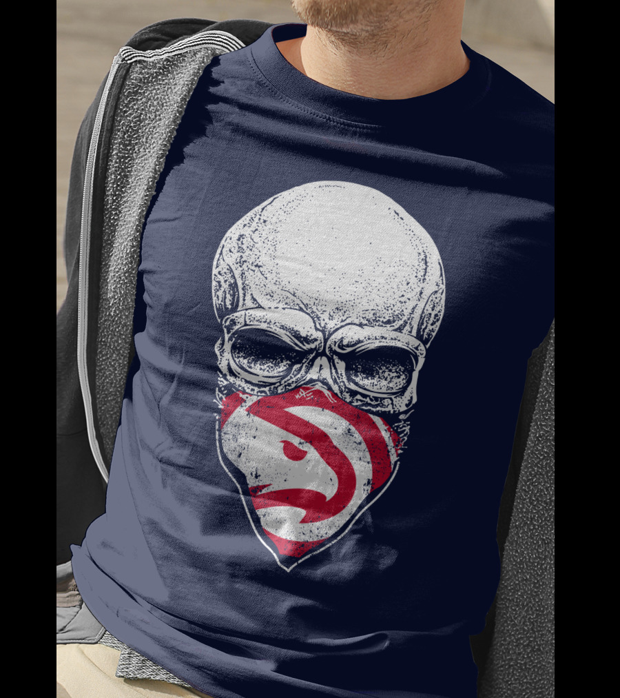 Atlanta Hawks Skull T-Shirt