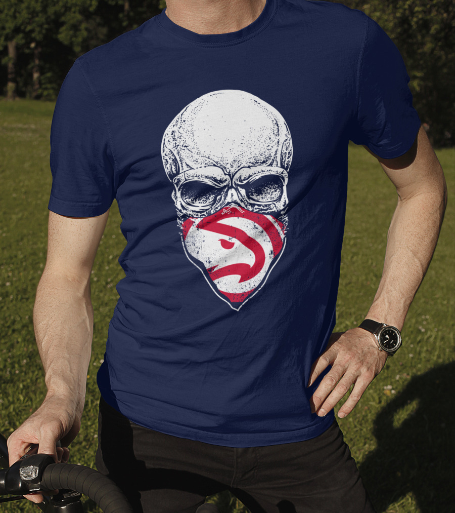 Atlanta Hawks Skull T-Shirt