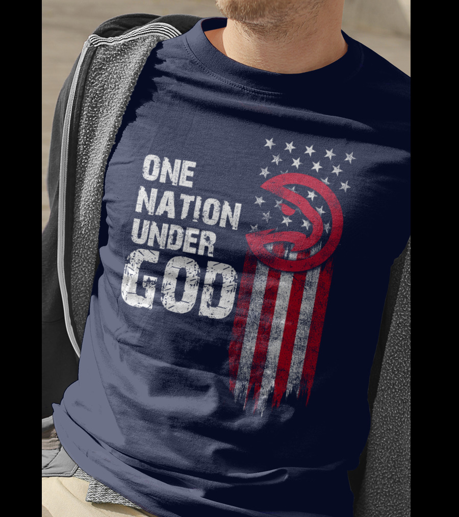 One Nation Under God Atlanta Hawks T-Shirt