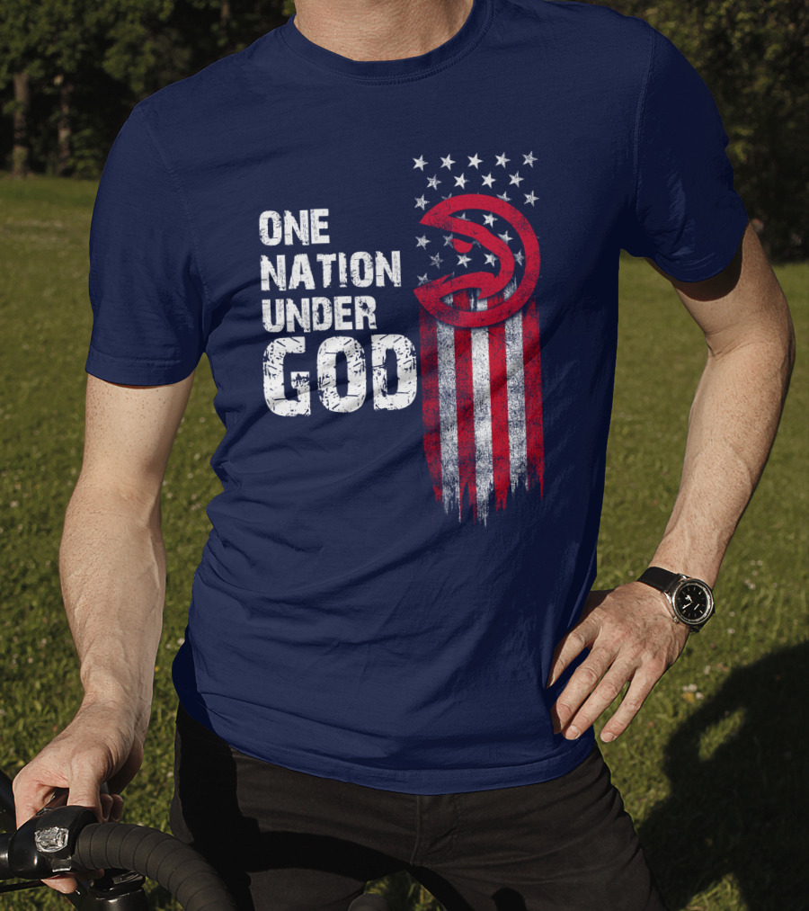 One Nation Under God Atlanta Hawks T-Shirt