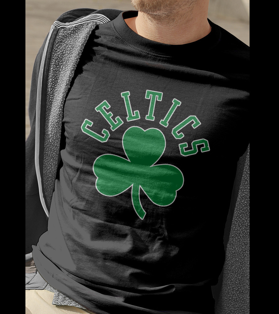 Boston Celtics Celtics Shamrock Iconic Nba Team T-Shirt