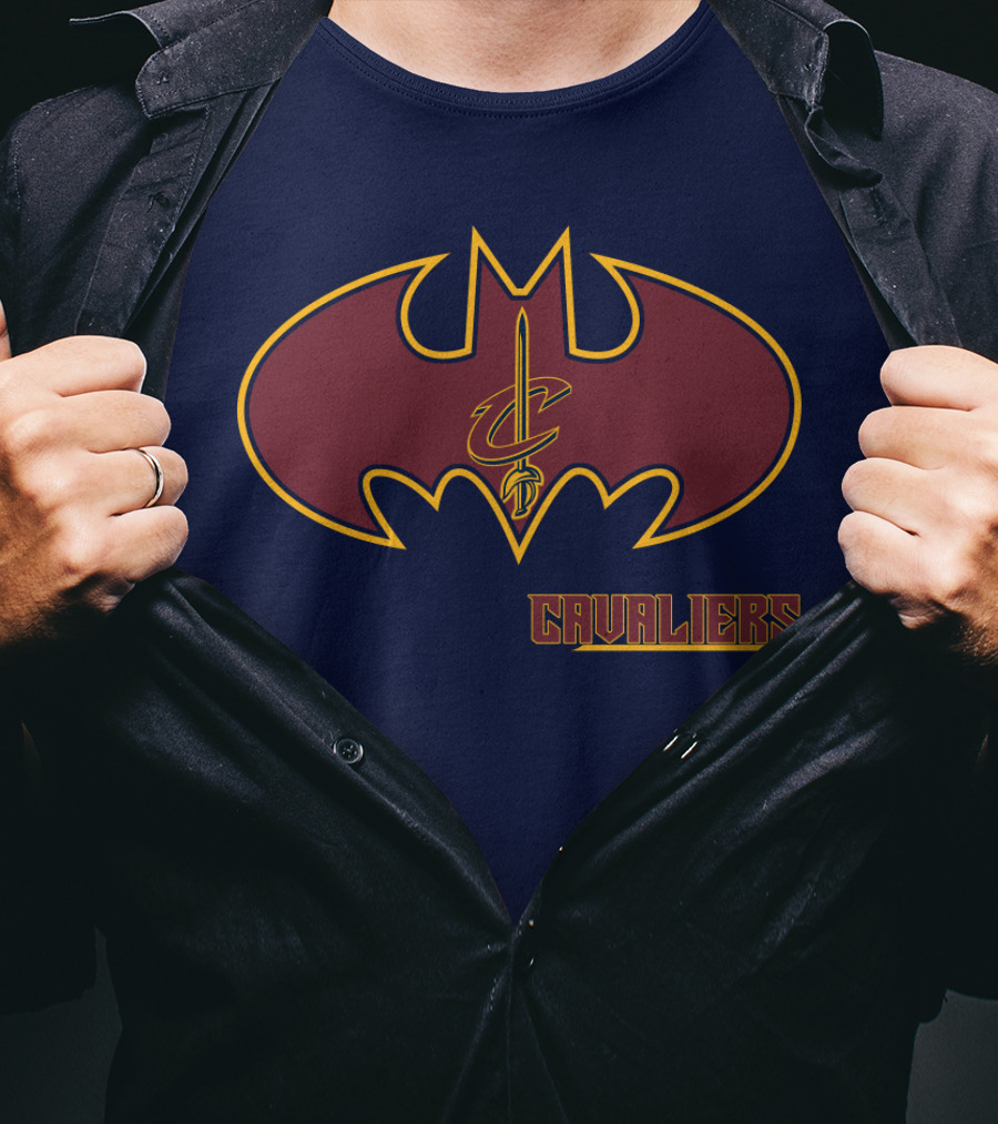 Cleveland Cavaliers Batman Logo Cavaliers T-Shirt