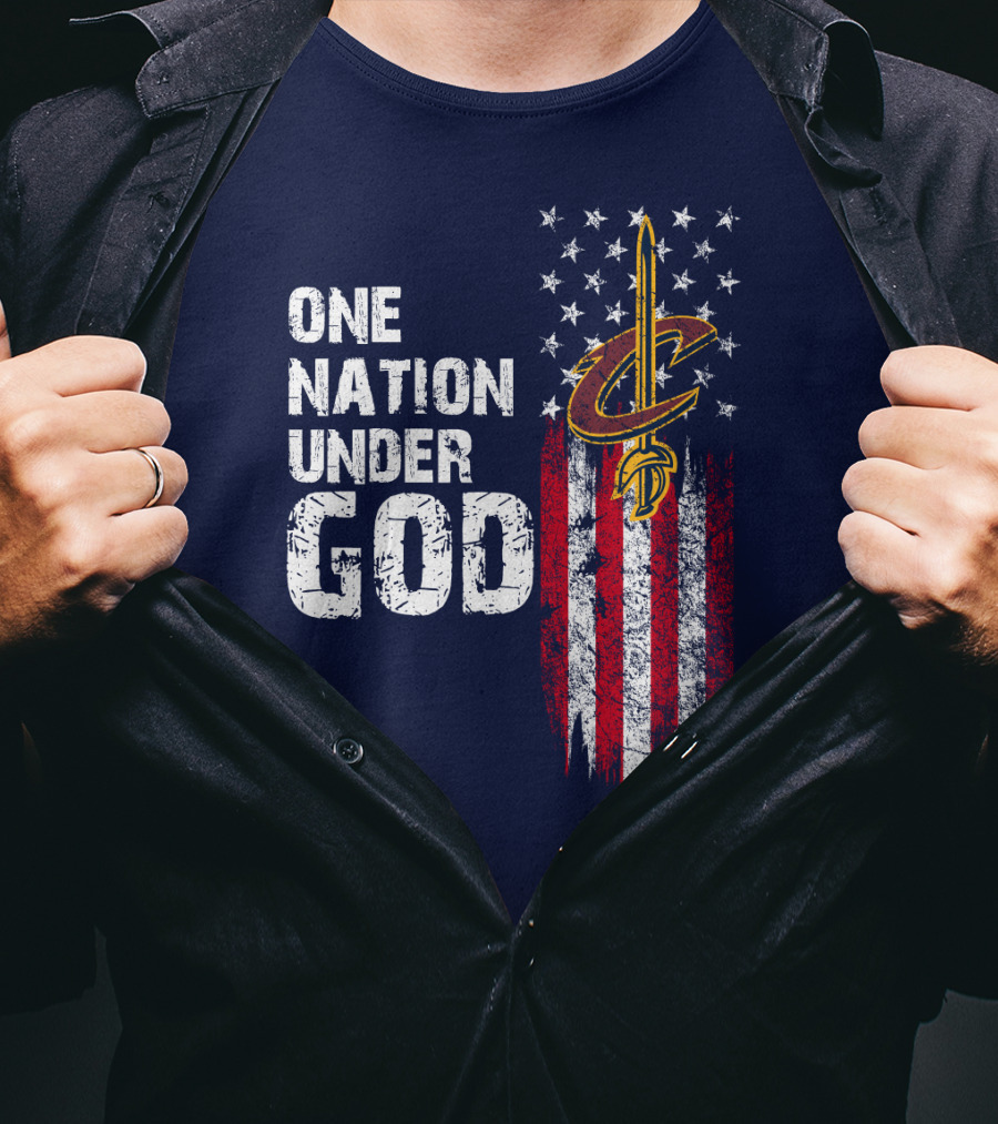 One Nation Under God Cleveland Cavaliers T-Shirt