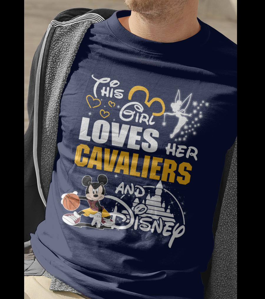 This Girl Loves Her Cavaliers And Disney T-Shirt