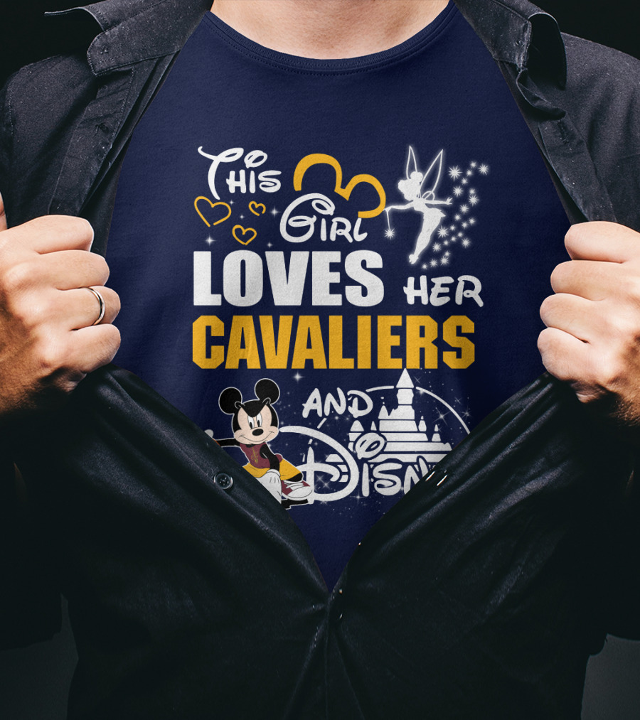 This Girl Loves Her Cavaliers And Disney T-Shirt