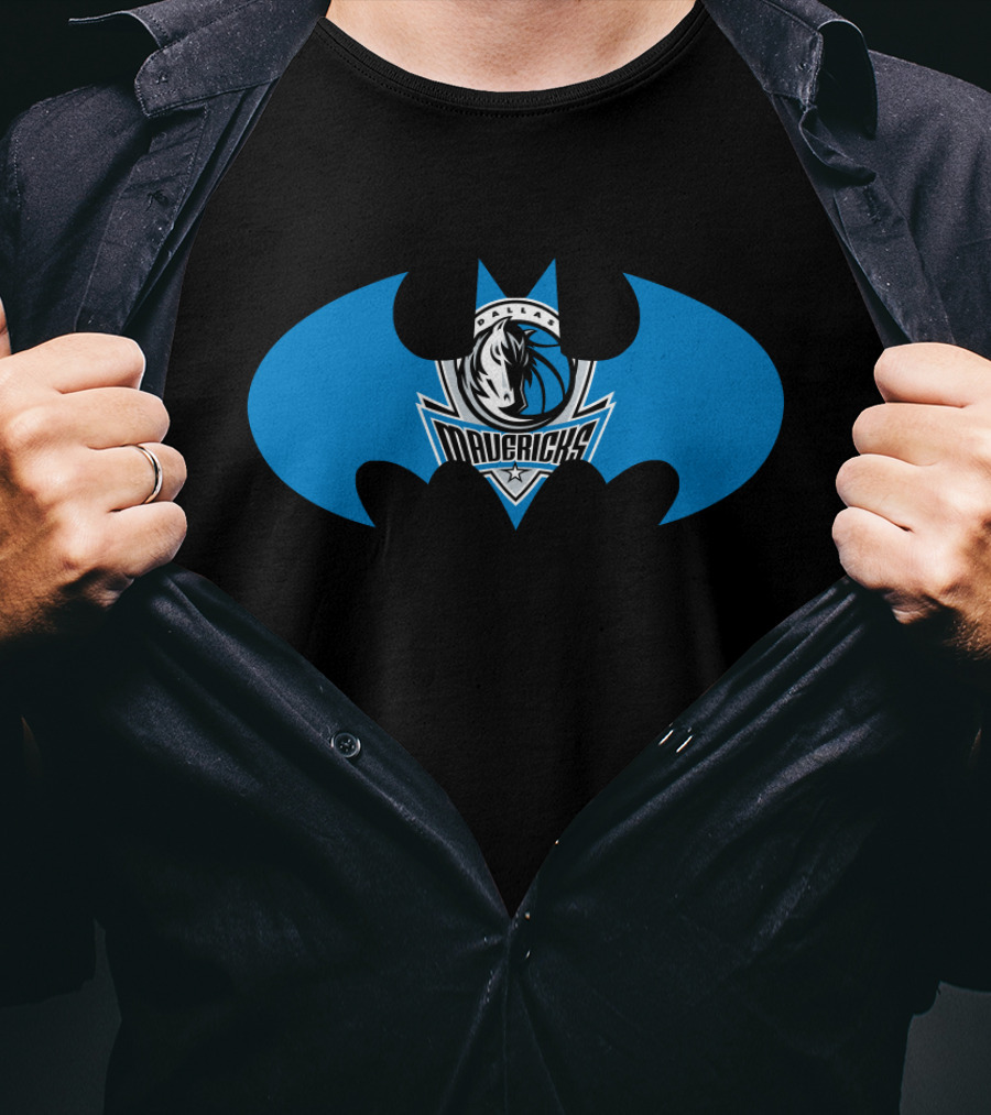 Dallas Mavericks Batman T-Shirt