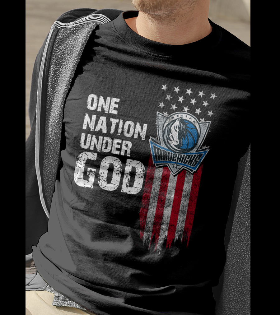 One Nation Under God Dallas Mavericks T-Shirt