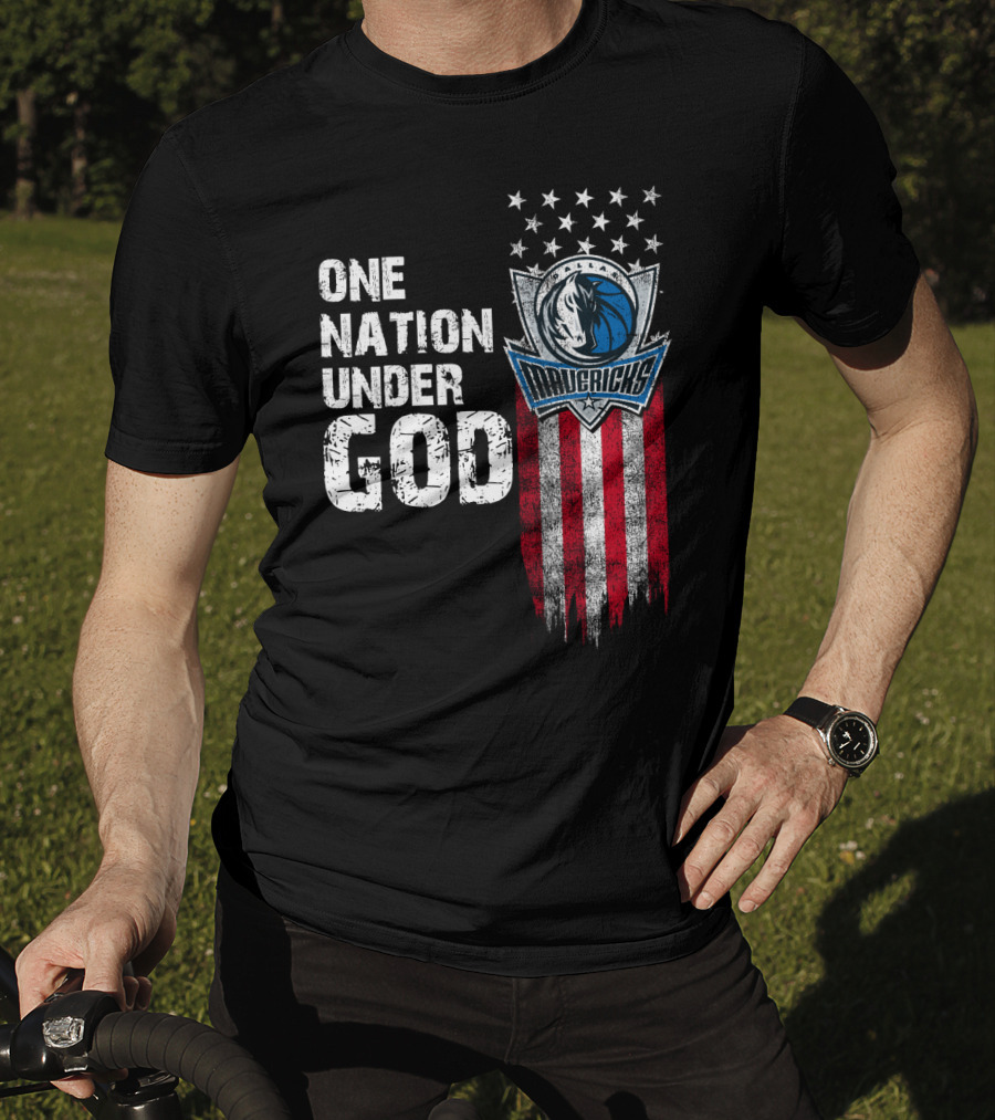 One Nation Under God Dallas Mavericks T-Shirt