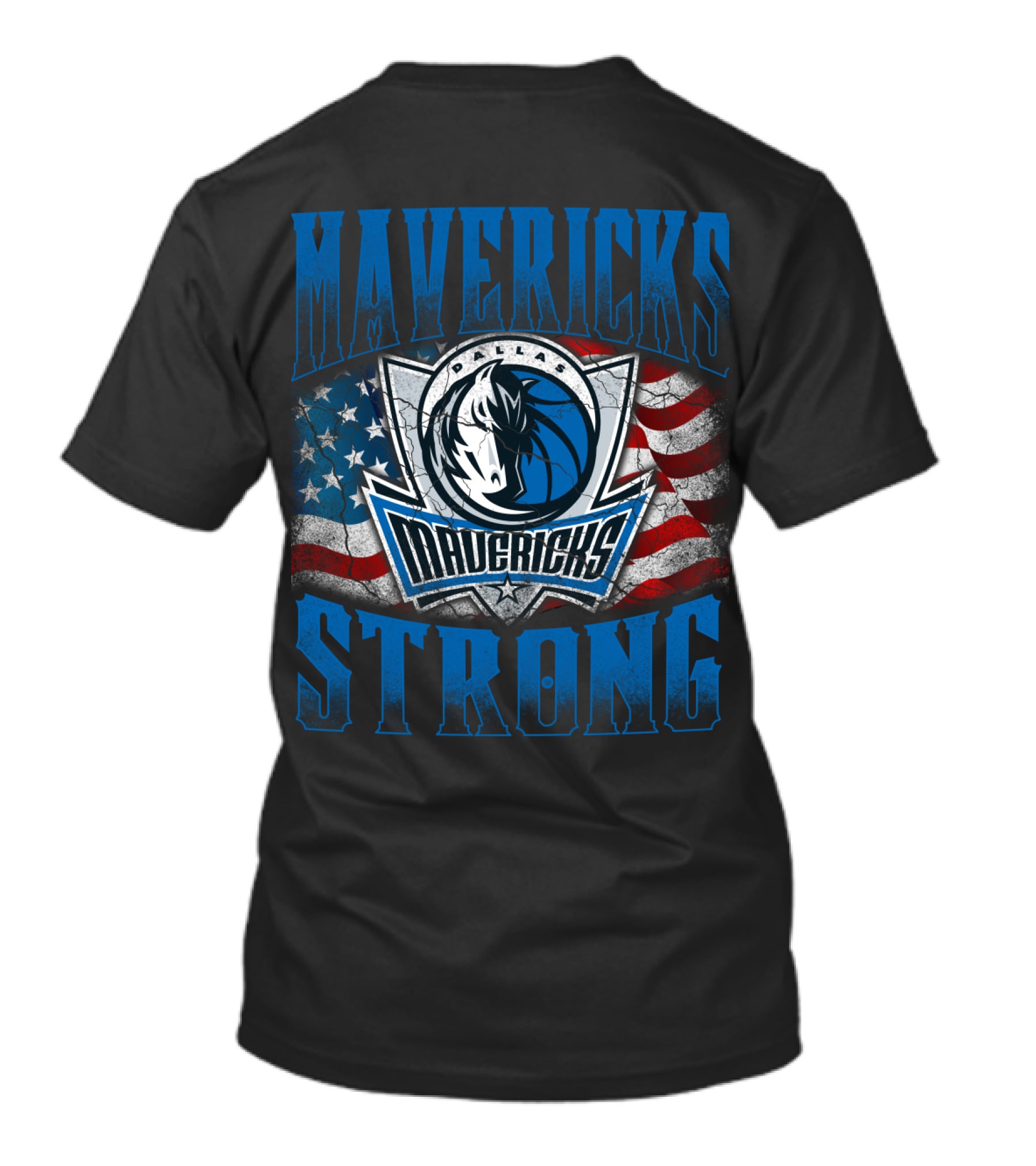 Mavericks Strong Dallas Flag T-Shirt