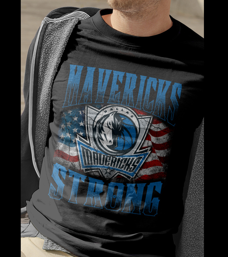 Mavericks Strong Dallas Flag T-Shirt