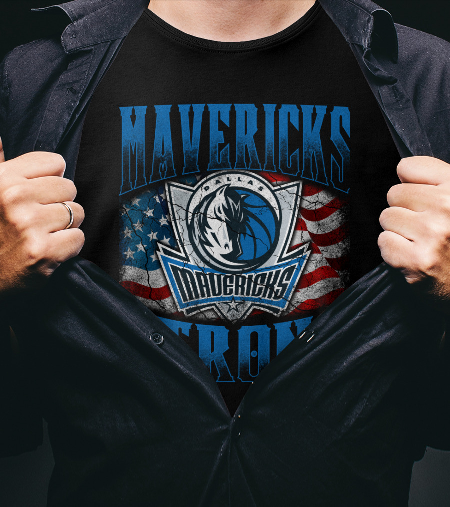 Mavericks Strong Dallas Flag T-Shirt